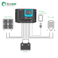 Sunpal 12V 24V 36V 48V 30A 40A 50A 60A Solar Panel Battery Ladegerät MPPT -Controller